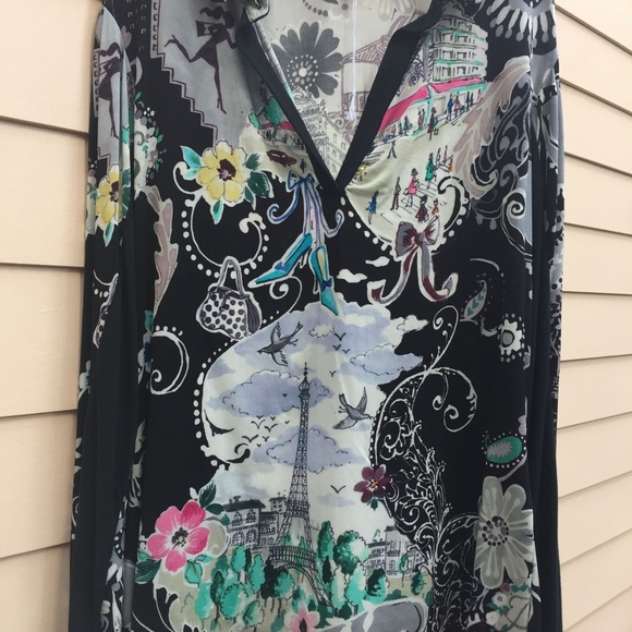 Chacok womens print top S/M - Picture 1 of 6